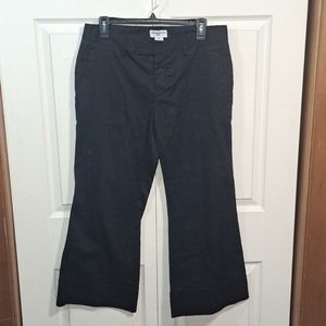 Vintage George & Martha relaxed wide leg cotton pants chinos - 6 - black